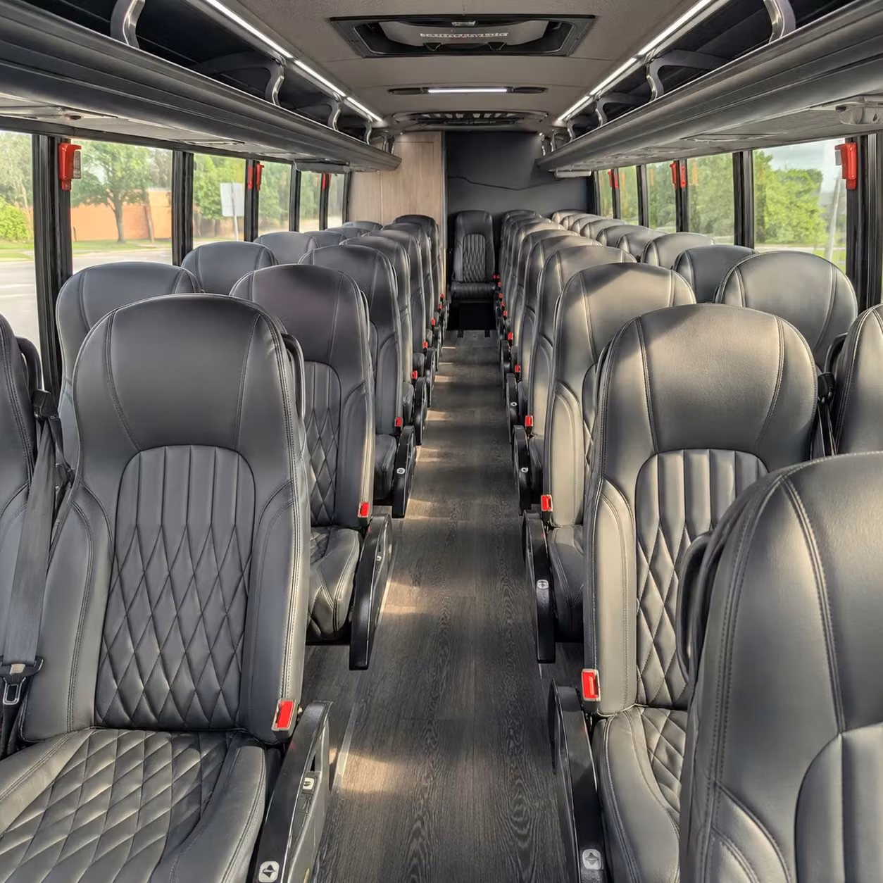25 passenger minibus interior
