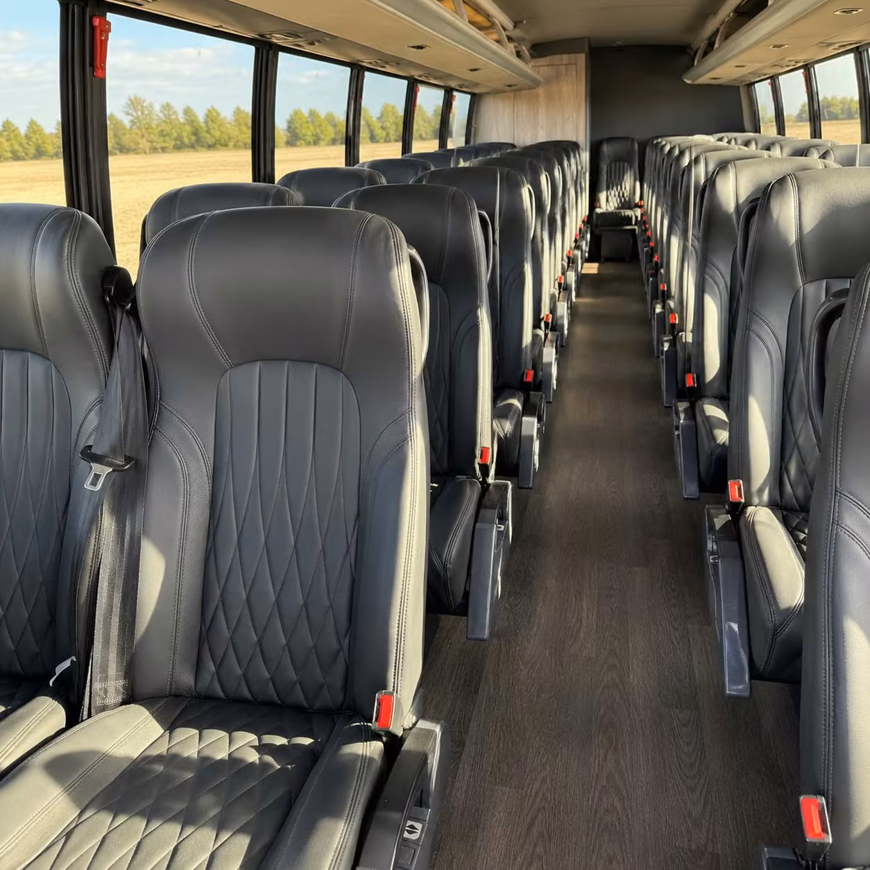 30 passenger minibus inside