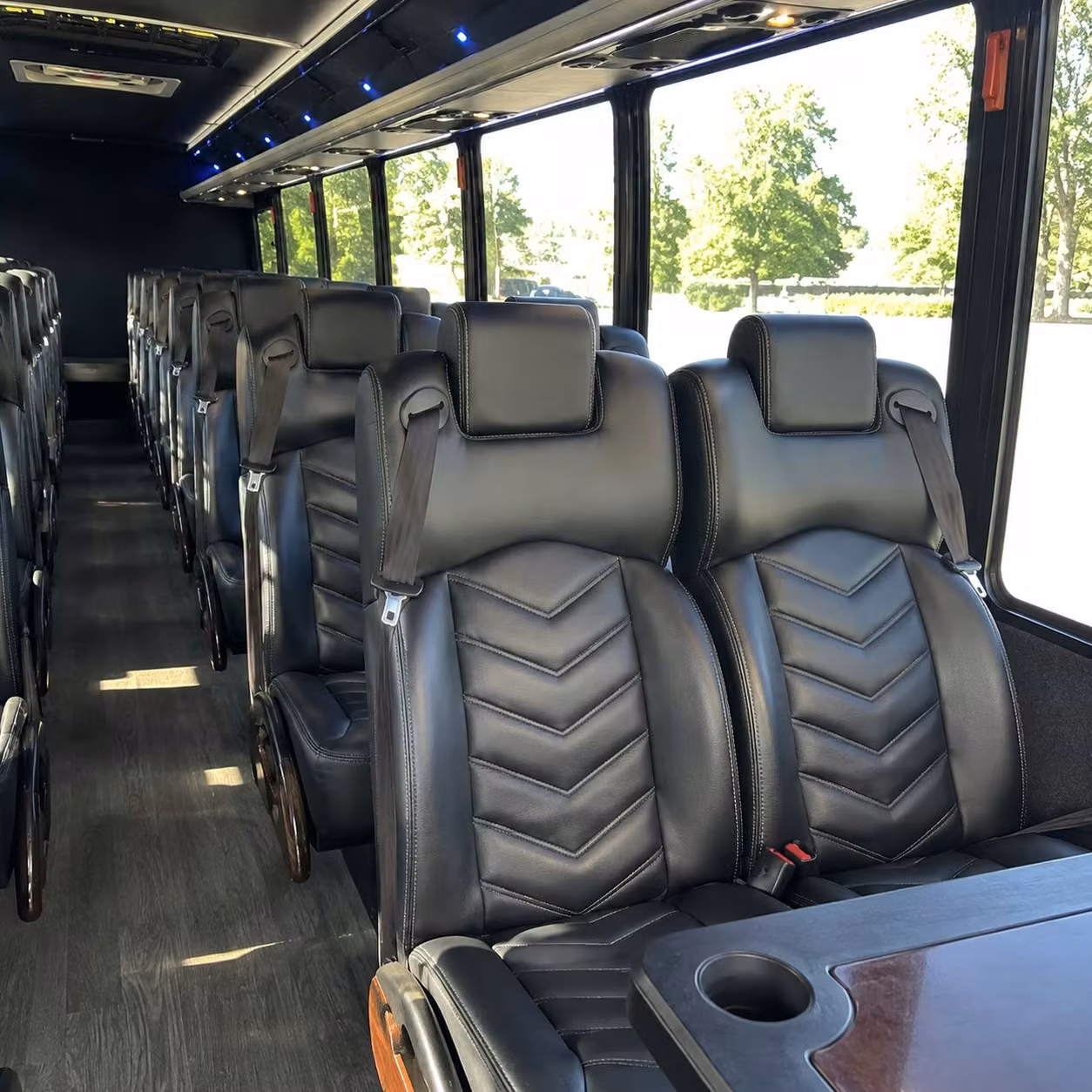 30 passenger minibus interior