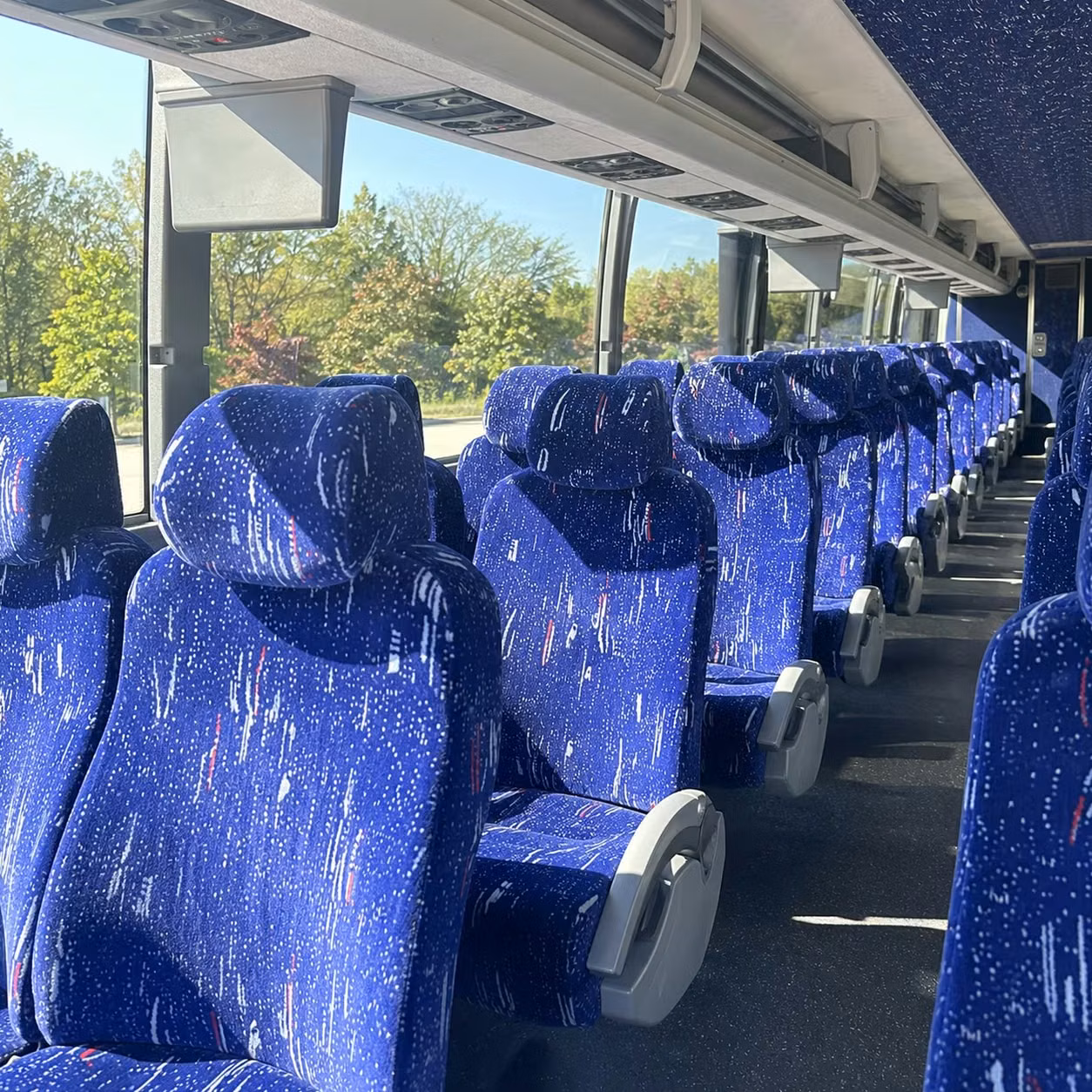el cajon charter bus interior
