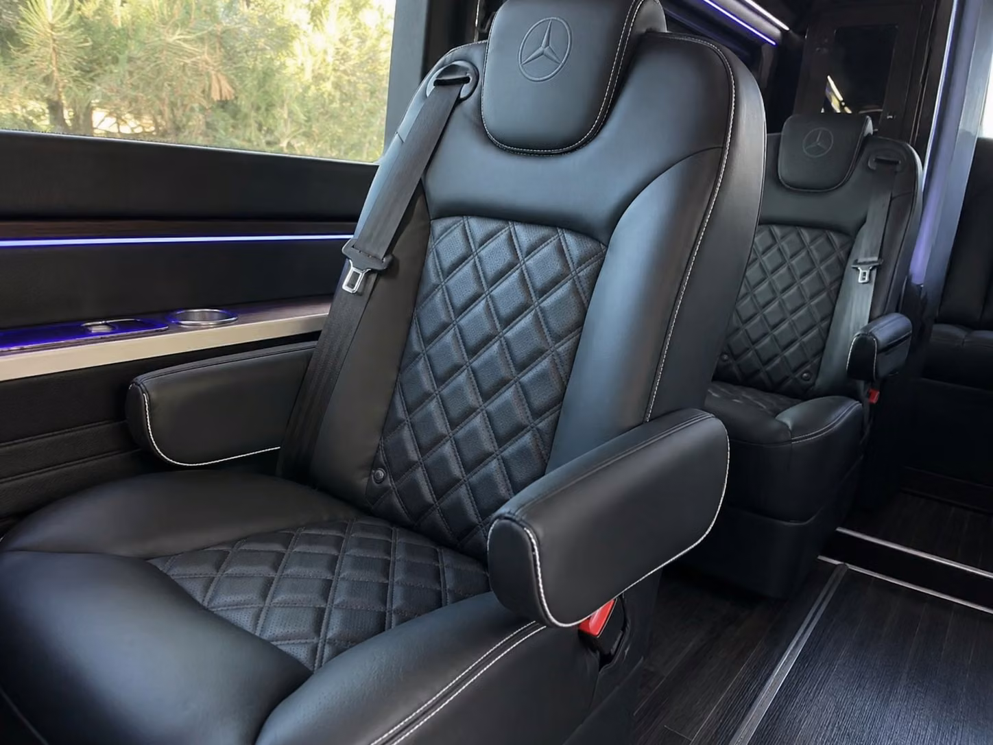 sprinter van with driver interior
