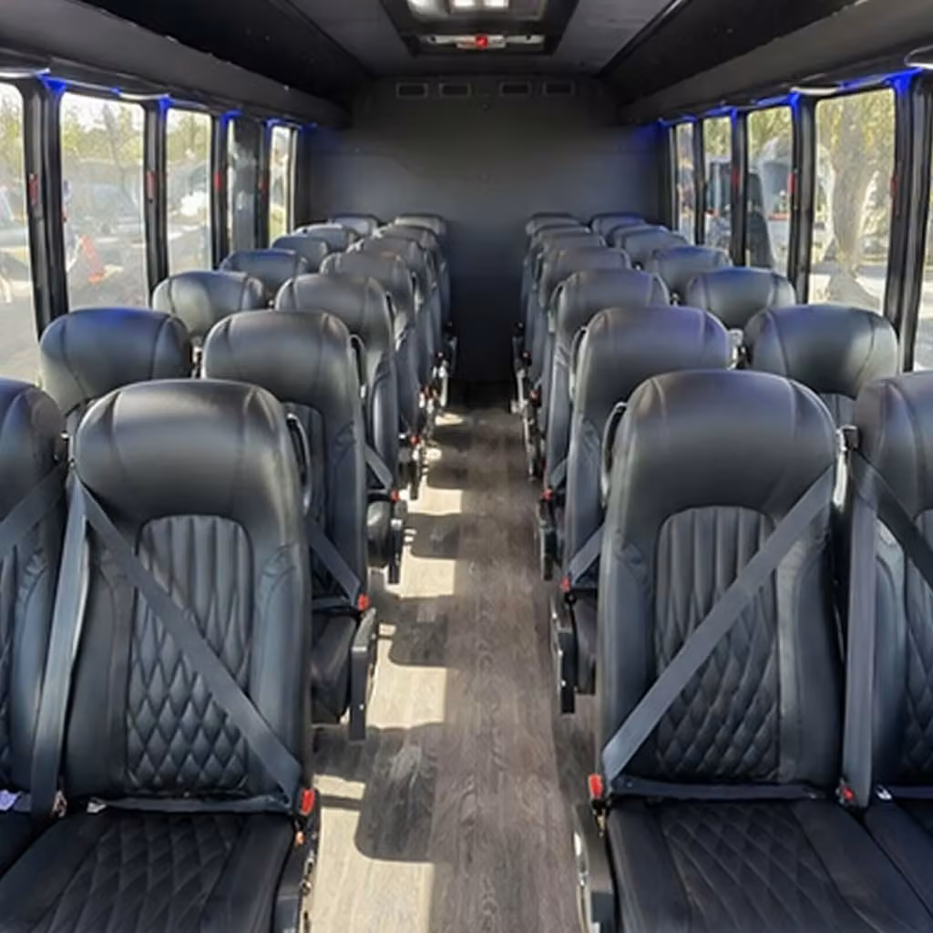 through every stop minibus rentals for smaller el cajon prom groups